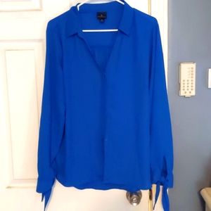 Cobalt blue blouse